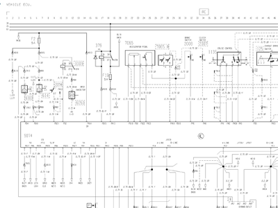 Пример электрической схемы Вольво Jelektricheskaja shema Volvo